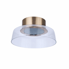 Craftmade Centric 14" LED Flushmount - Satin Brass - 55182-SB-LED