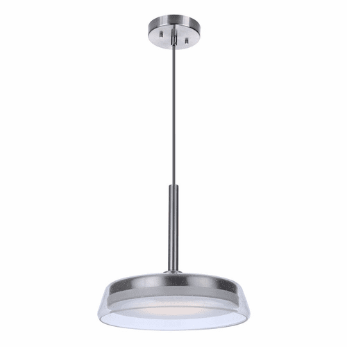 Craftmade Centric 14" LED Pendant - Brushed Polished Nickel - 55192-BNK-LED