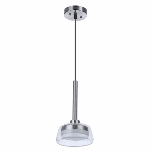 Craftmade Centric 7.5" LED Pendant - Brushed Polished Nickel - 55190-BNK-LED