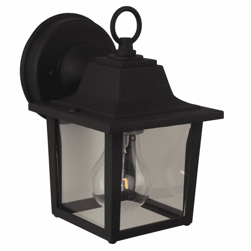 Craftmade Coach Lights Small Outdoor Wall Mount - Textured Matte Black - Z190-TB