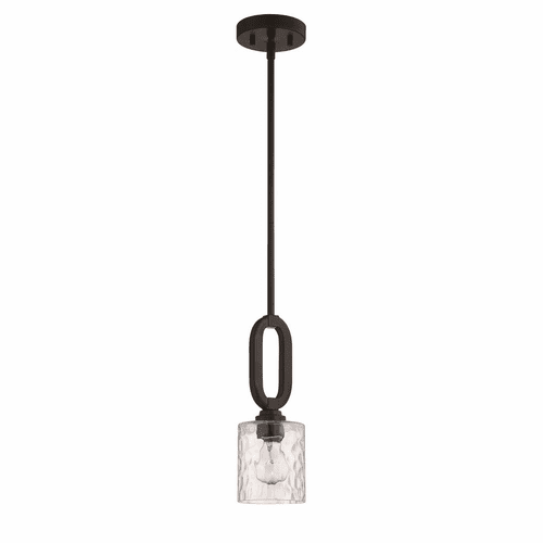 Craftmade Collins 1-LT Mini Pendant - Flat Black - 54291-FB