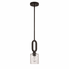 Craftmade Collins 1-LT Mini Pendant - Flat Black - 54291-FB