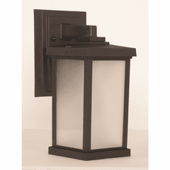 Craftmade Composite Lanterns 1-LT Outdoor Wall Lantern - Bronze - ZA2404-BZ