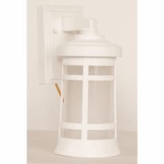 Craftmade Composite Lanterns 1-LT Outdoor Wall Lantern - White - ZA2304-TW