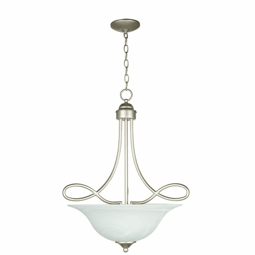 Craftmade Cordova 3-LT Inverted Pendant - Satin Nickel - 25023-SN