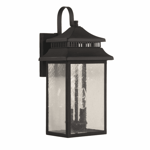 Craftmade Crossbend Medium 2-LT Outdoor Lantern - Dark Bronze Gilded - ZA3114-DBG
