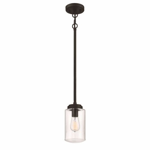Craftmade Crosspoint 1-LT Outdoor Pendant - Espresso - 52191-ESP