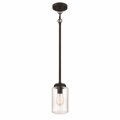 Craftmade Crosspoint 1-LT Outdoor Pendant - Espresso - 52191-ESP