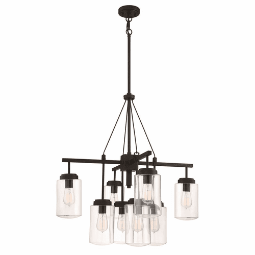 Craftmade Crosspoint 8-LT Outdoor Chandelier - Espresso - 52128-ESP