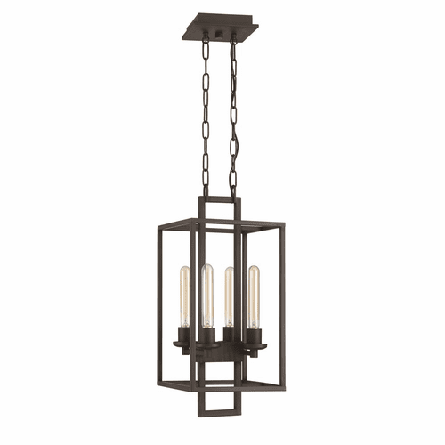 Craftmade Cubic 4-LT Foyer Light - Aged Bronze Brushed - 41534-ABZ
