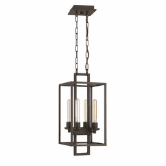 Craftmade Cubic 4-LT Foyer Light - Aged Bronze Brushed - 41534-ABZ Craftmade Cubic 4-LT Foyer Light - Aged Bronze Brushed - 41534-ABZ