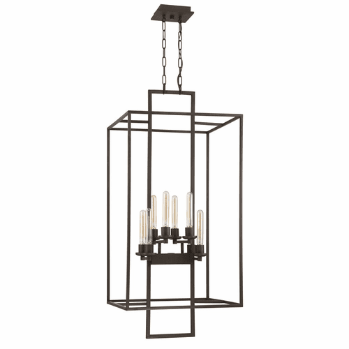 Craftmade Cubic 8-LT Foyer Light - Aged Bronze Brushed - 41538-ABZ
