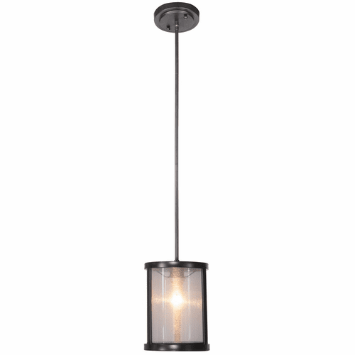 Craftmade Danbury 1-LT Mini Pendant - Matte Black - 36791-MBK