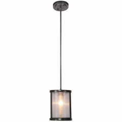 Craftmade Danbury 1-LT Mini Pendant - Matte Black - 36791-MBK