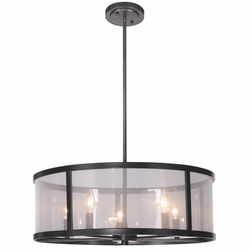 Craftmade Danbury 5-LT Pendant - Matte Black - 36795-MBK