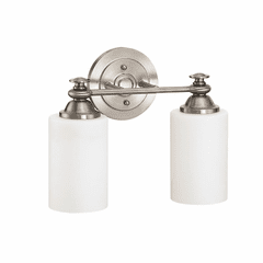 Craftmade Dardyn 2-LT Vanity Light - Brushed Polished Nickel - 49802-BNK