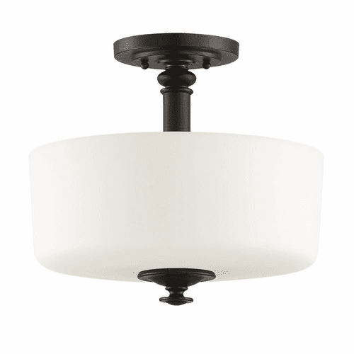 Craftmade Dardyn 3-LT Convertible Semi Flush - Espresso - 49853-ESP