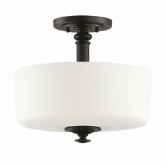 Craftmade Dardyn 3-LT Convertible Semi Flush - Espresso - 49853-ESP