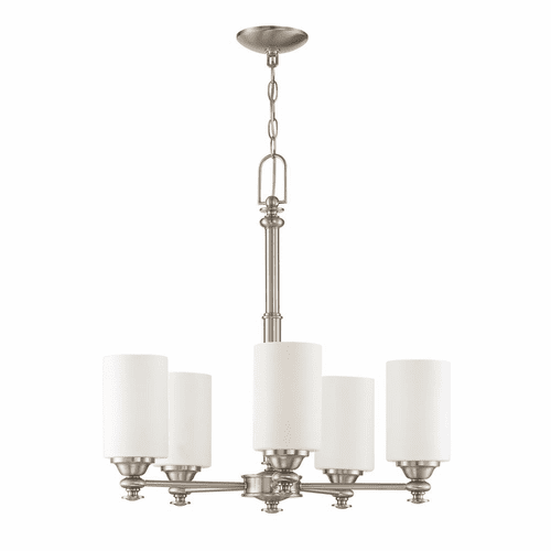 Craftmade Dardyn 5-LT Chandelier - Brushed Polished Nickel - 49825-BNK