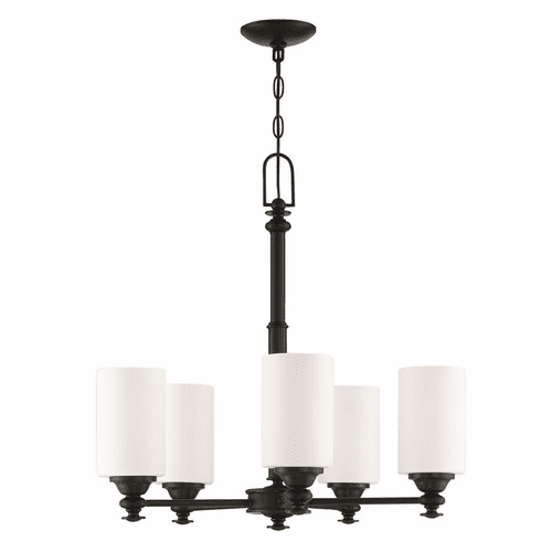 Craftmade Dardyn 5-LT Chandelier - Espresso - 49825-ESP