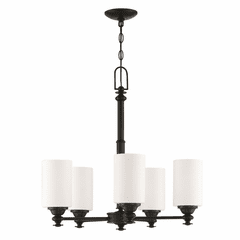 Craftmade Dardyn 5-LT Chandelier - Espresso - 49825-ESP