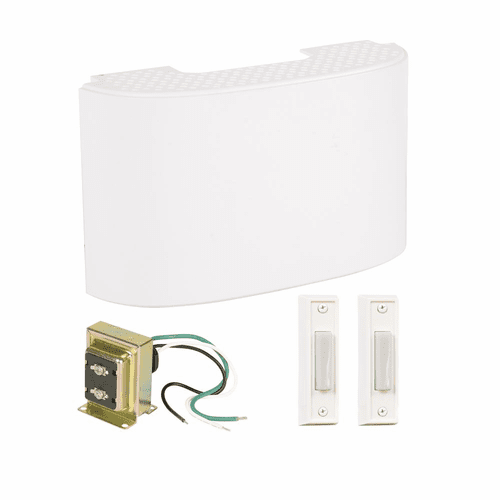 Craftmade Designer Chime Kit w/ 2 White Buttons - CK2000-W