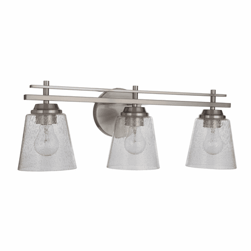 Craftmade Drake 3-LT Bathroom Vanity - Brushed Polished Nickel - 19624BNK3