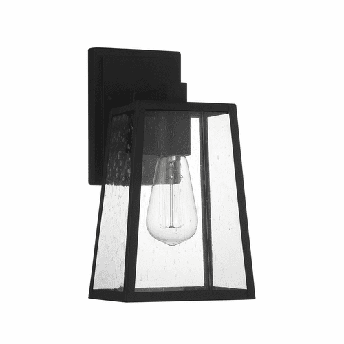 Craftmade Dunn 1 Light Medium Wall Mount - Textured Matte Black - ZA4314-TB