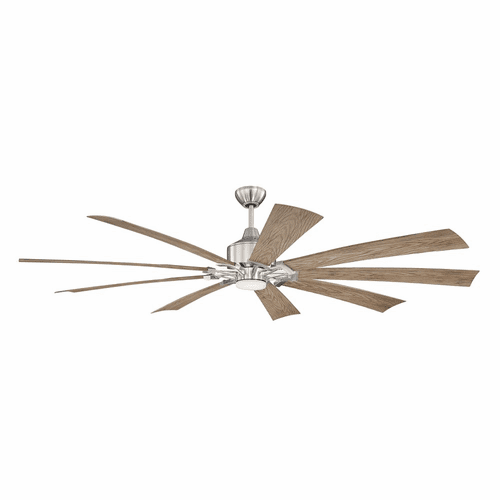 Craftmade Eastwood 70" Ceiling Fan & Light Kit - Polished Nickel - EAS70BNK9