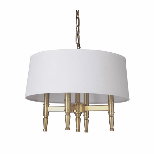 Craftmade Ella 4-LT Chandelier - Satin Brass - 44624-SB