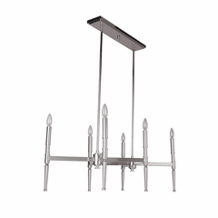 Craftmade Ella 6-LT Chandelier - Polished Nickel - 44626-PLN