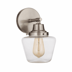 Craftmade Essex 1-LT Wall Sconce - Brushed Polished Nickel - 19507BNK1