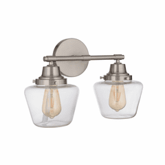 Craftmade Essex 2-LT Bathroom Vanity - Brushed Polished Nickel - 19518BNK2