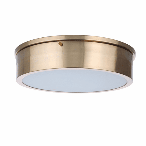 Craftmade Fenn 13" LED Flushmount - Satin Brass - X6713-SB-LED