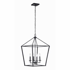 Craftmade Gallery Flynt 4-LT Large Foyer - 52936-FB