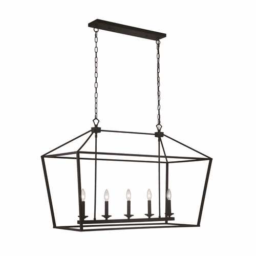 Craftmade Gallery Flynt 5-LT Island Light - 52975-FB