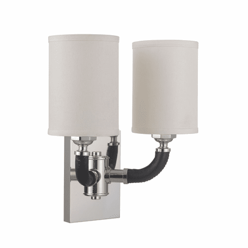 Craftmade Gallery Huxley 2-LT Wall Sconce - Polished Nickel - 48162-PLN