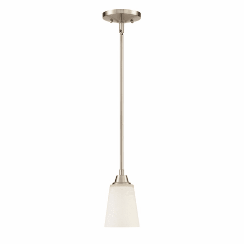 Craftmade Grace 1-LT Mini Pendant - Brushed Polished Nickel - 41991-BNK