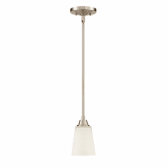 Craftmade Grace 1-LT Mini Pendant - Brushed Polished Nickel - 41991-BNK