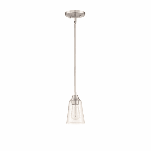 Craftmade Grace 1-LT Mini Pendant - Brushed Polished Nickel - 41991-BNK-CS