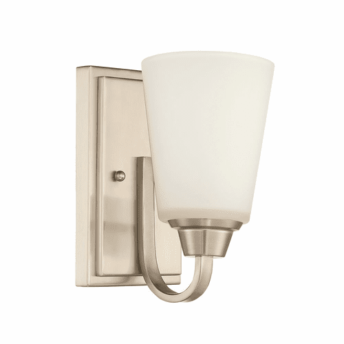 Craftmade Grace 1-LT Wall Sconce - Brushed Polished Nickel - 41901-BNK