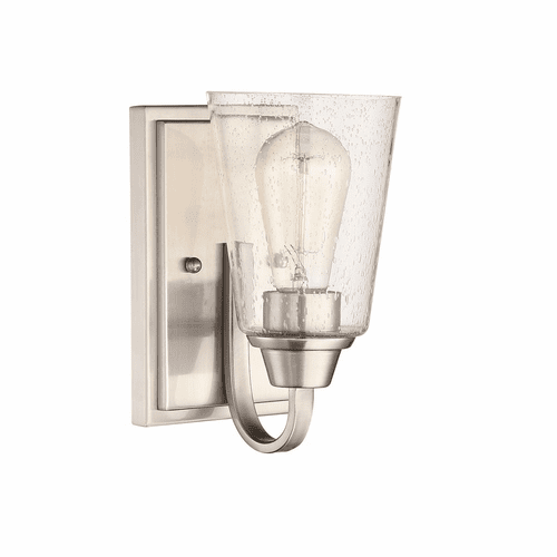 Craftmade Grace 1-LT Wall Sconce - Brushed Polished Nickel - 41901-BNK-CS