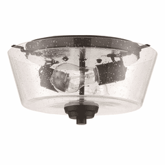 Craftmade Grace 2-LT Flush Mount - Espresso - 41982-ESP-CS