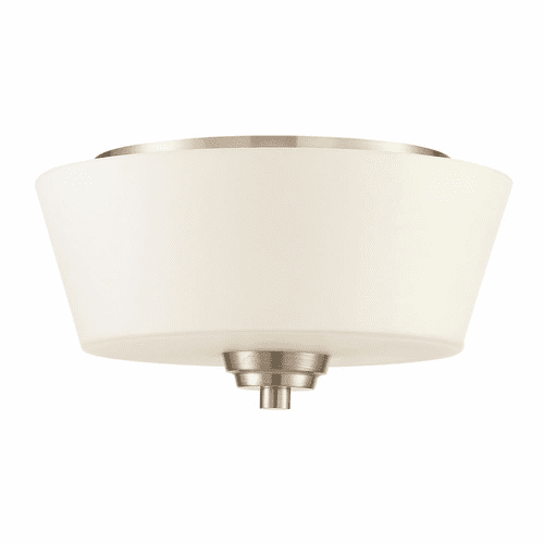 Craftmade Grace 2-LT Flushmount - Brushed Polished Nickel - 41982-BNK