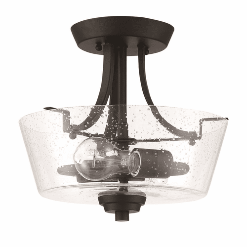 Craftmade Grace 2-LT Semi-Flush/Pendant - Espresso - 41952-ESP-CS