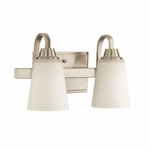 Craftmade Grace 2-LT Vanity Light - Brushed Polished Nickel - 41902-BNK