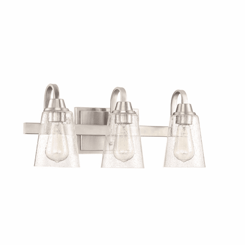 Craftmade Grace 3-LT Bathroom Vanity - Brushed Polished Nickel - 41903-BNK-CS