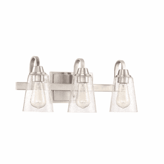 Craftmade Grace 3-LT Bathroom Vanity - Brushed Polished Nickel - 41903-BNK-CS