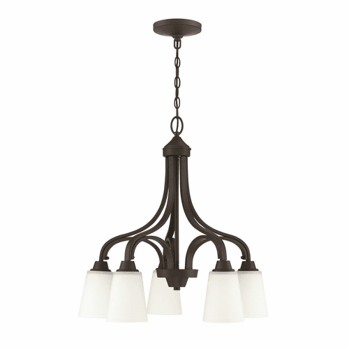 Craftmade Grace 5-LT Down Chandelier - Espresso - 41915-ESP