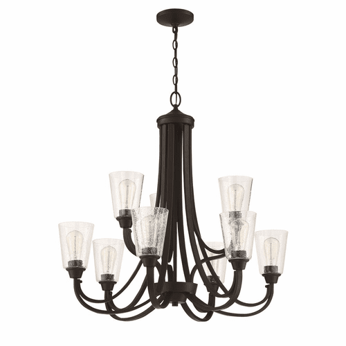 Craftmade Grace 9-LT Chandelier - Espresso - 41929-ESP-CS